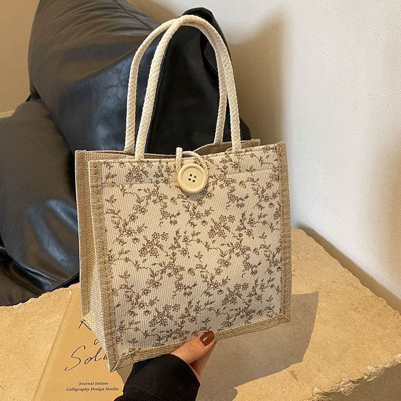 French floral print handbag - Price Value Store