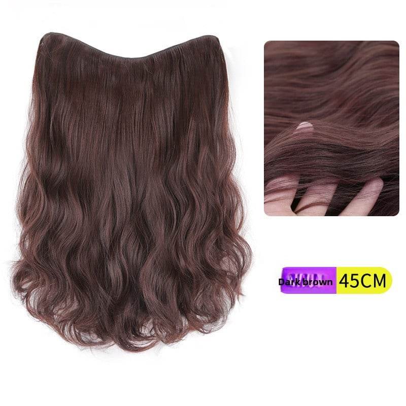 V-Shaped Fluffy Synthetic Hair Wig ? Straight/Curly (50cm/60cm) - Price Value Store