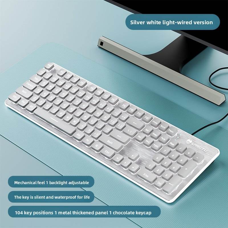 Wired silent keyboard - Price Value Store