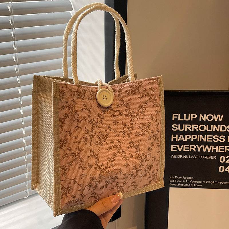 French floral print handbag - Price Value Store
