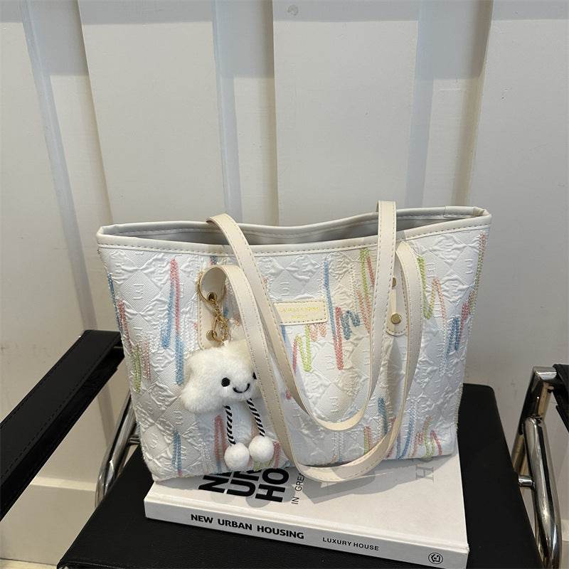 Cute texture pendant shoulder bag - Price Value Store