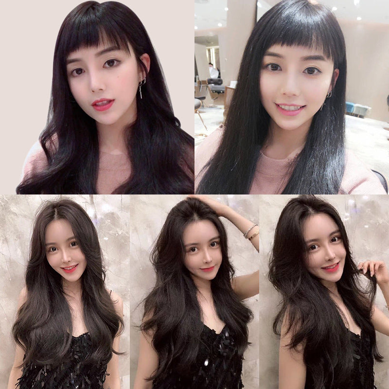 Long roll one-piece wig pieces
