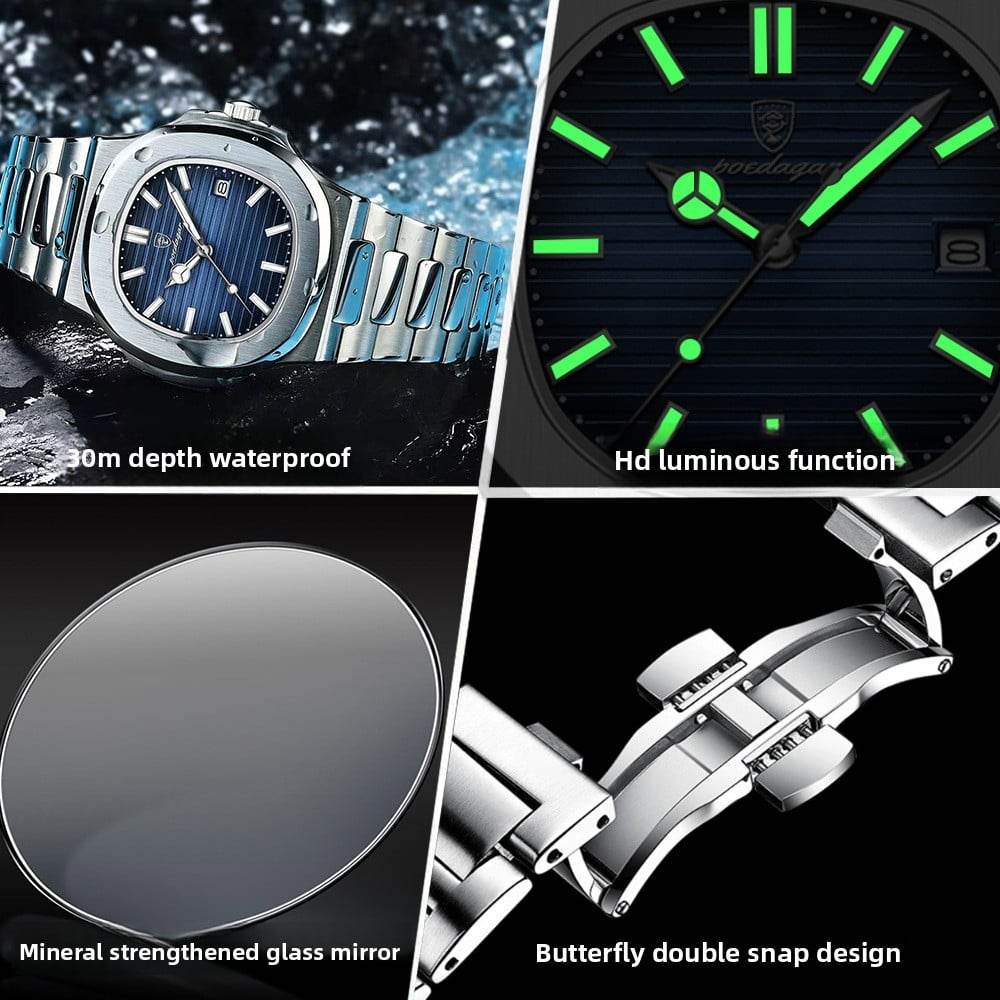 Waterproof ultra-thin men's watch - Price Value Store