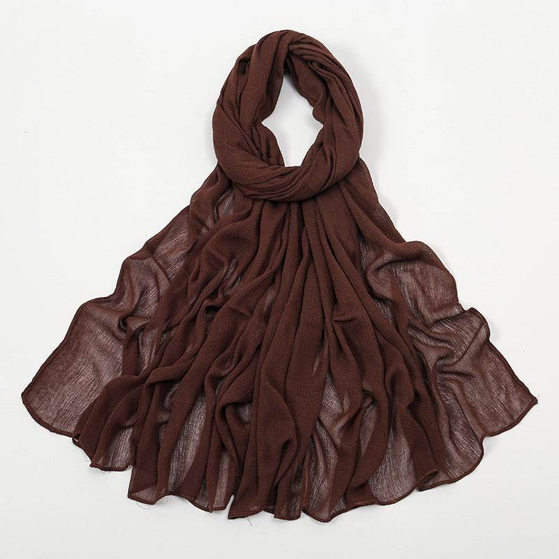 Solid-color simple headscarf - Price Value Store