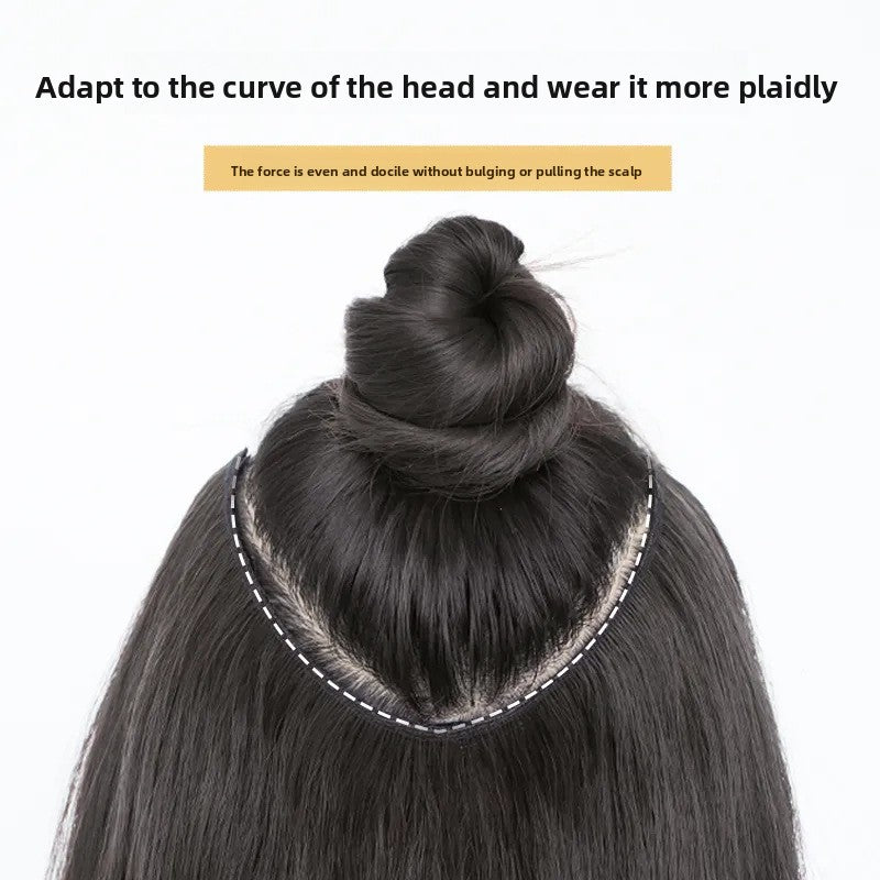 One-Piece Wig, Long Straight Hair