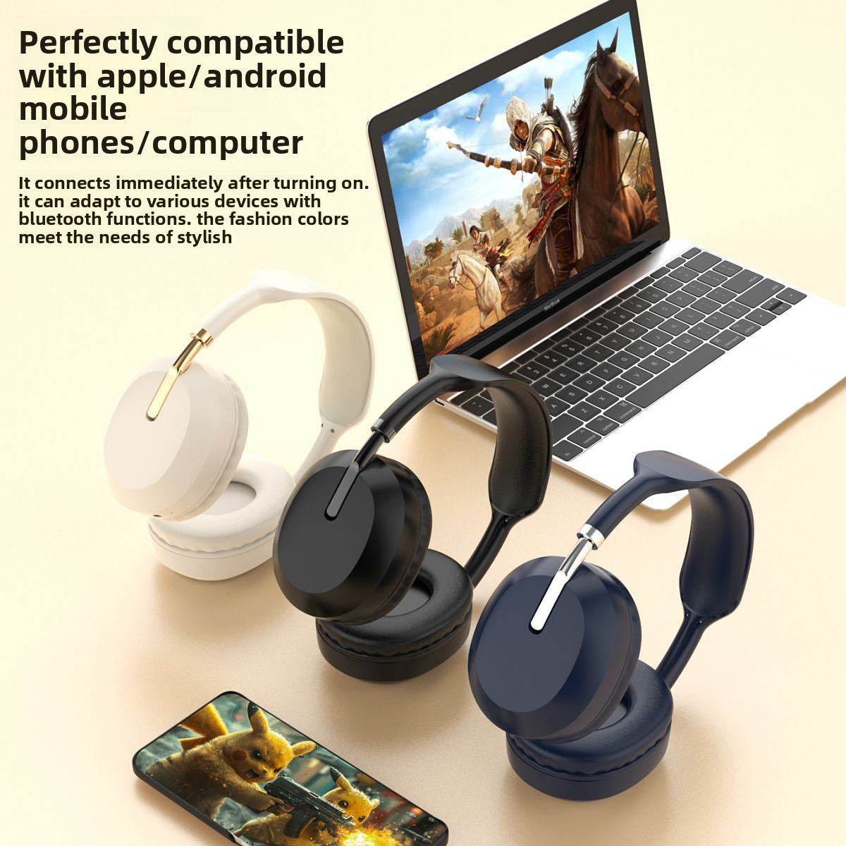 Wireless Bluetooth Headset with Active Noise Cancellation - Price Value Store