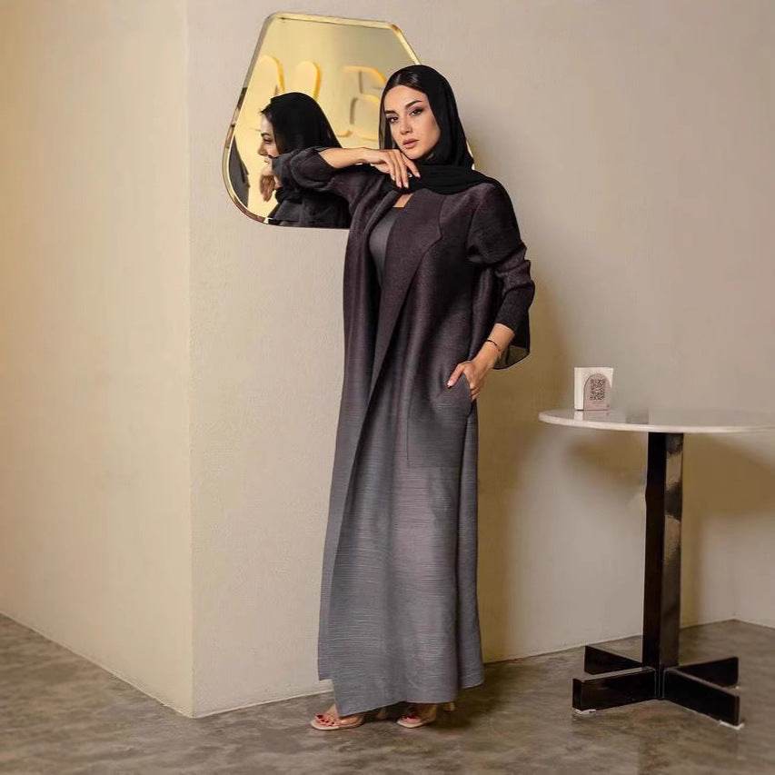 Elegant style long robe coat - Price Value Store