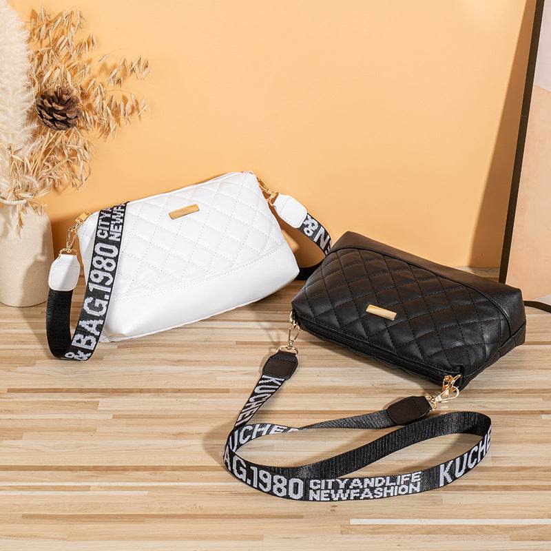 Embroidered Shoulder Bag - Small Square Bag for Women - Price Value Store