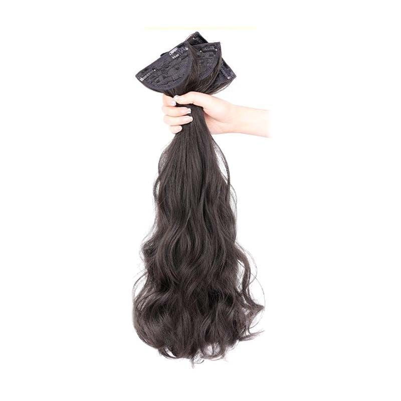 Three-Piece Seamless Fluffy Synthetic Hair Wig