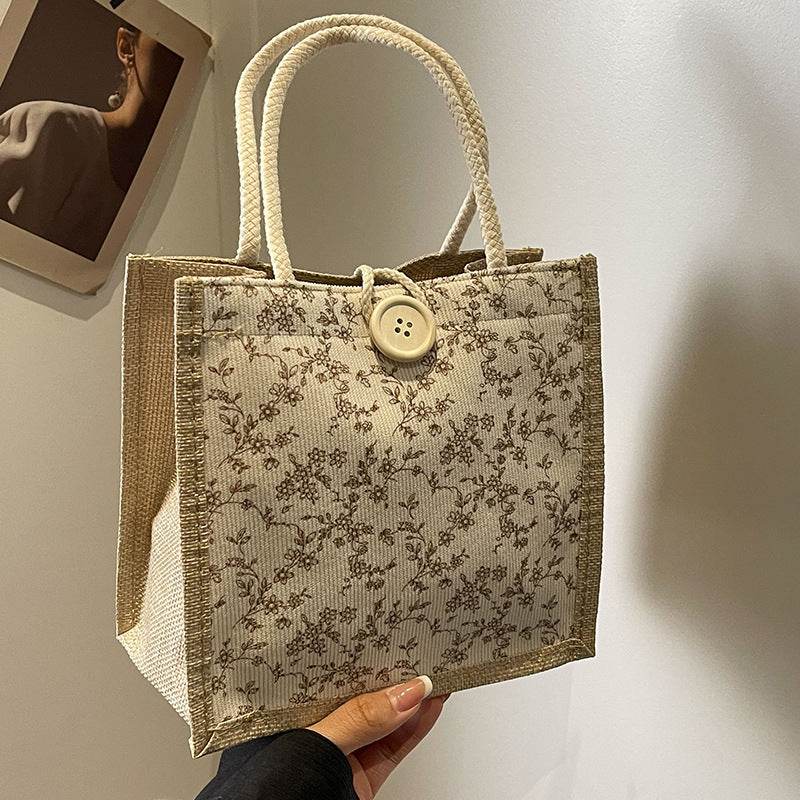 French floral print handbag - Price Value Store