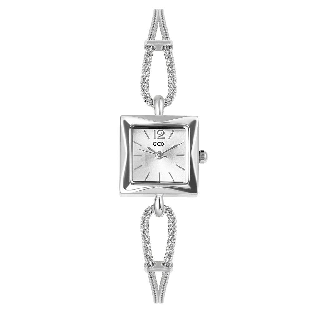 gedi vintage small sugar Cube Ladies' simple and elegant bracelet watch - Price Value Store