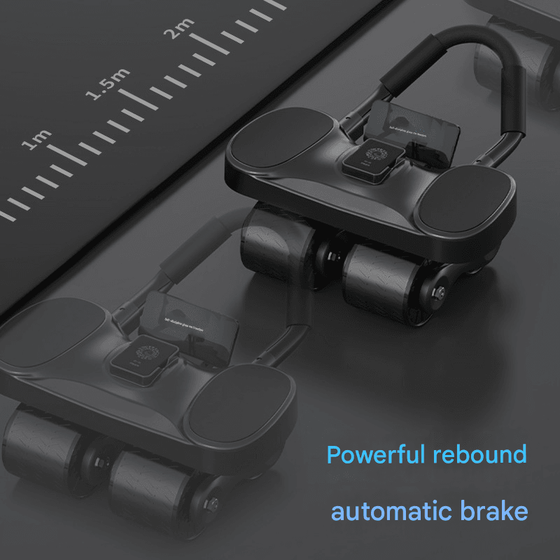 Factory Direct sales automatic rebound multifunctional abdominal wheel elbow support intelligent counting abdominal muscle fitness equipment - Price Value Store
