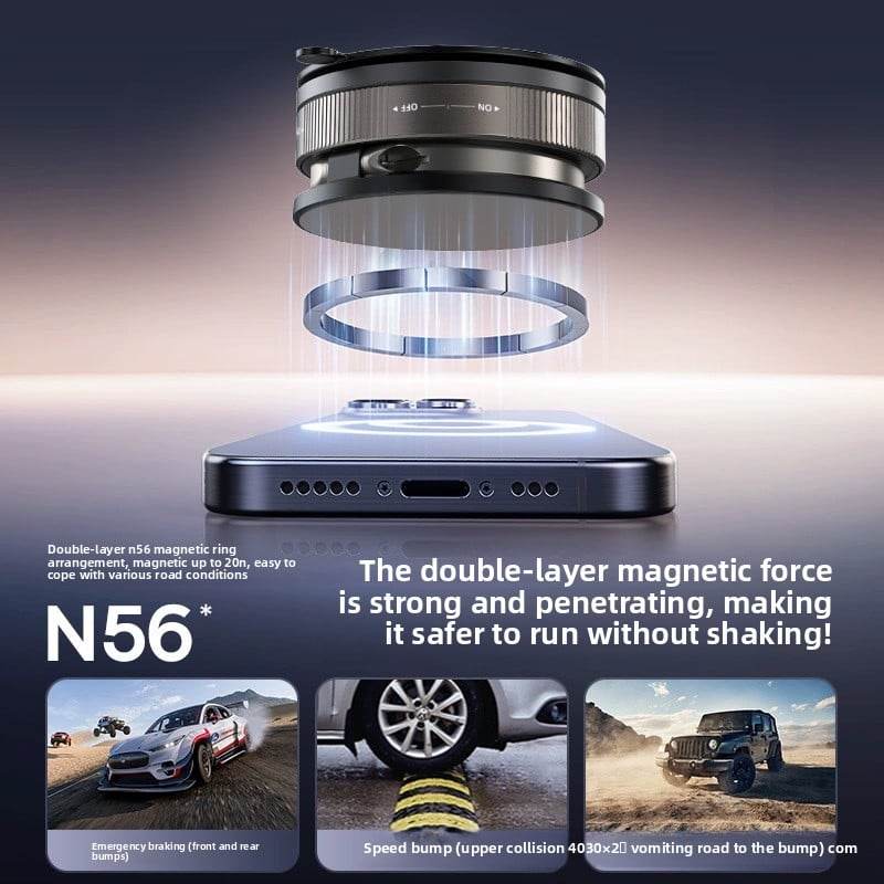 2025 New Vacuum Suction Magnetic Car Phone Holder Navigation & Desktop Mount - Price Value Store