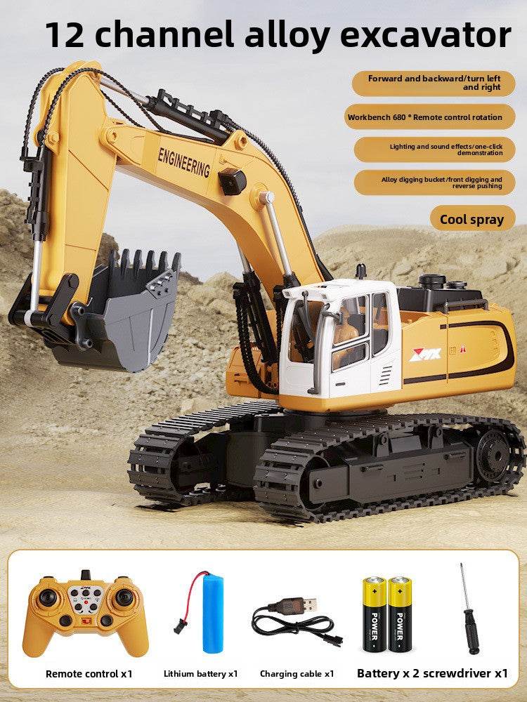 Children's oversized remote control excavator toys - Price Value Store
