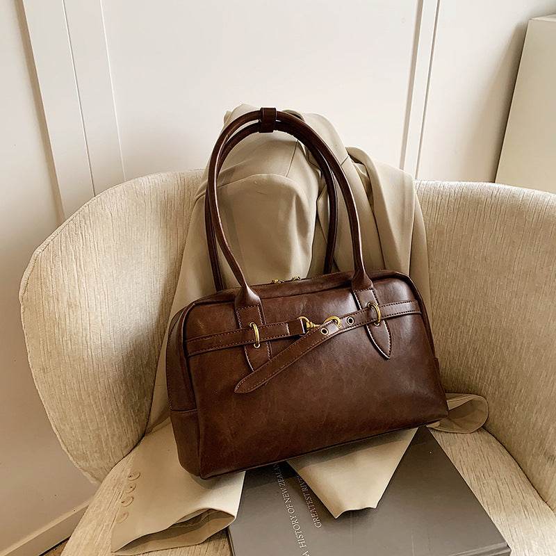 Vintage large-capacity underarm bag - Price Value Store