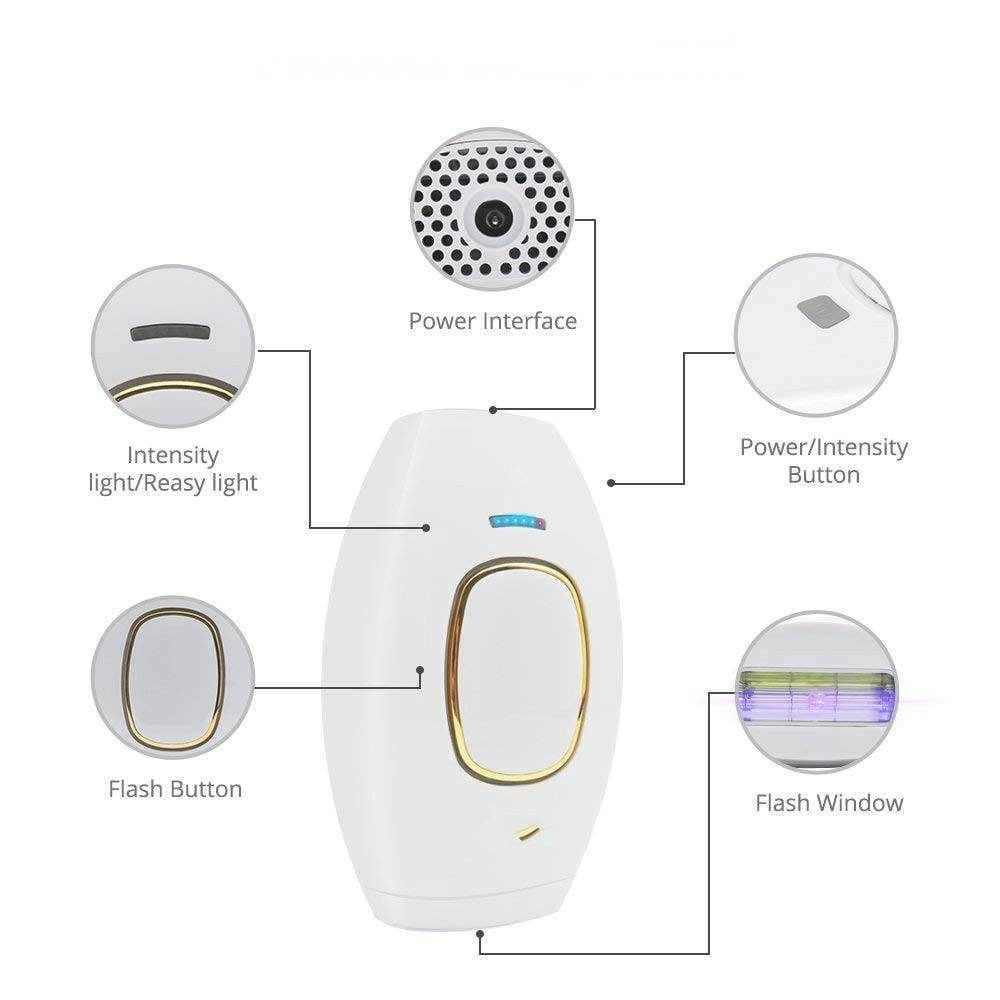 IPL laser hair removal instrument to inhibit hair removal laser hair removal instrument household small package - Price Value Store