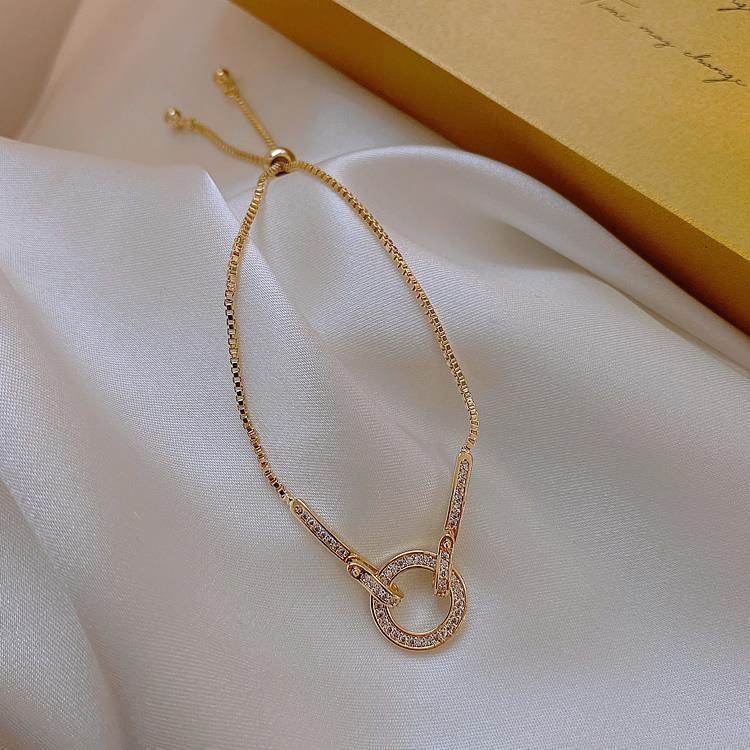 Ring-shaped adjustable snake bone bracelet - Price Value Store