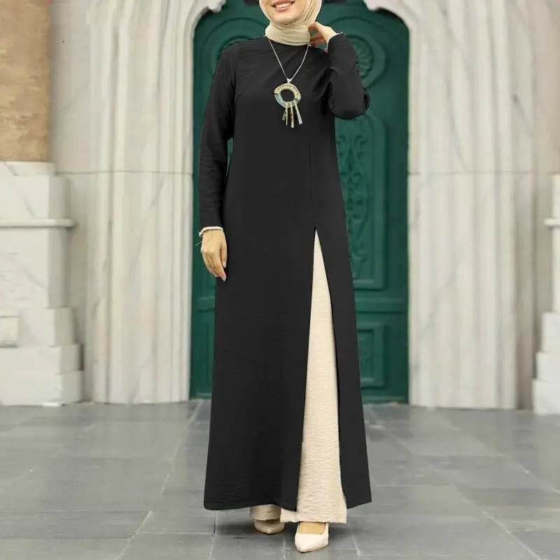 Silk long-sleeved robe - Price Value Store