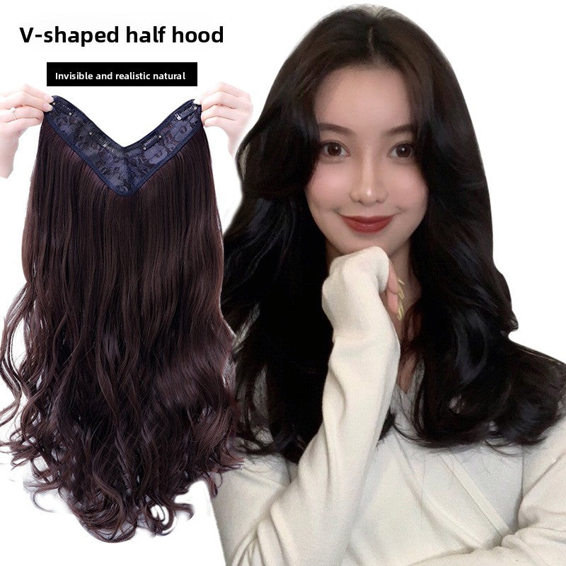 Long roll one-piece wig pieces