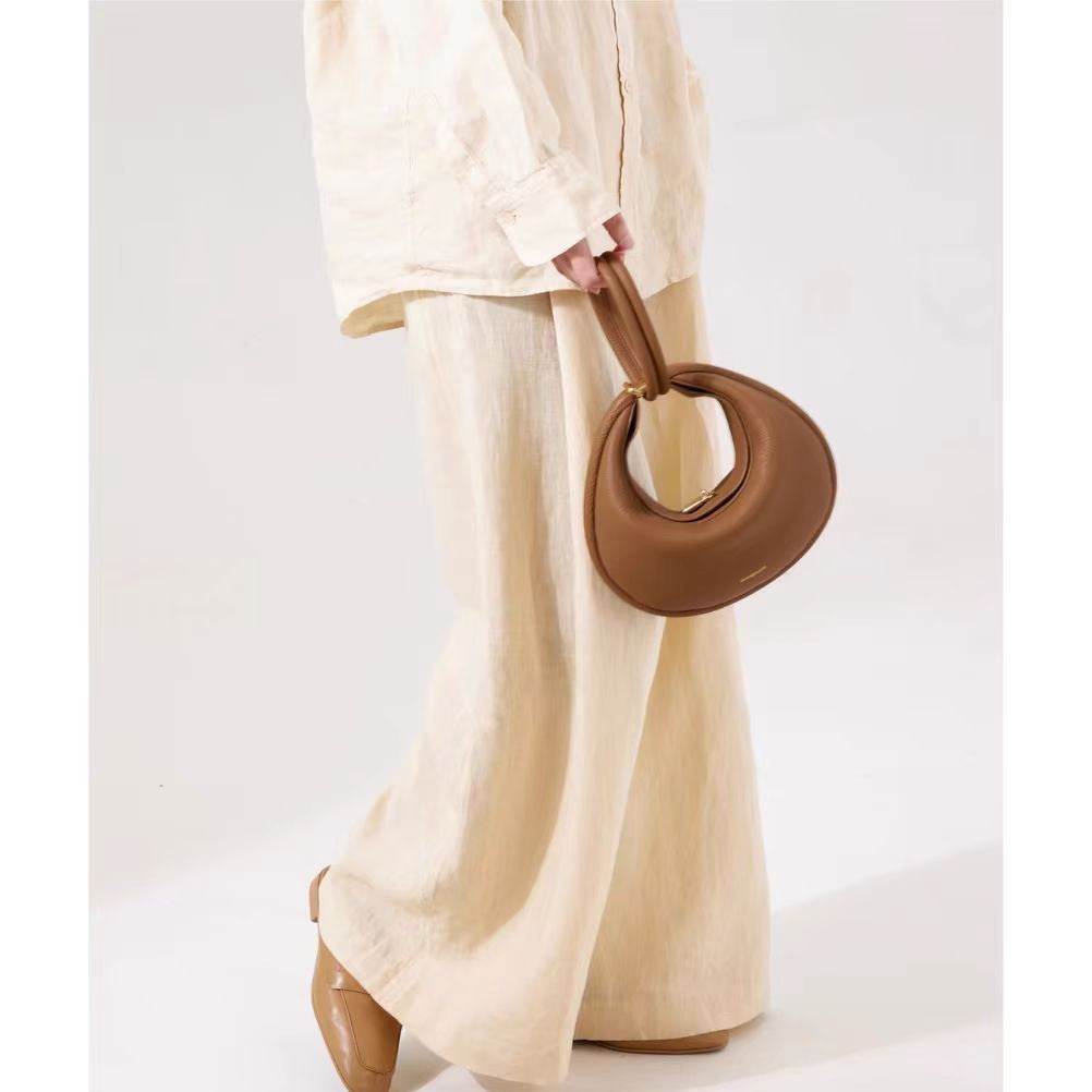 Single-shoulder armpit crescent-shaped bag - Price Value Store