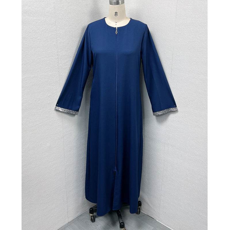 Zippered cardigan robe - Price Value Store
