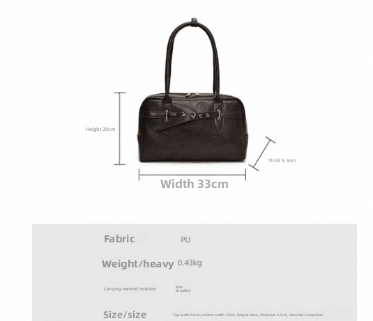 Vintage large-capacity underarm bag - Price Value Store
