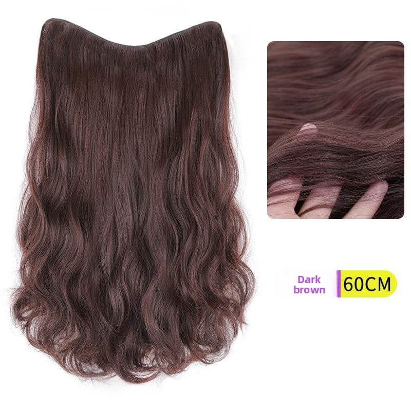 V-Shaped Fluffy Synthetic Hair Wig ? Straight/Curly (50cm/60cm) - Price Value Store