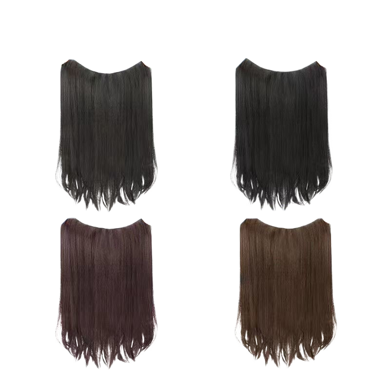 One-Piece Wig, Long Straight Hair