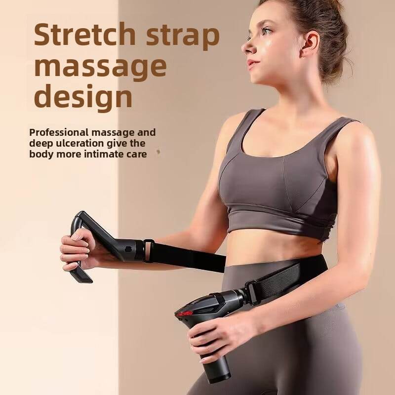 Split Pull Strap Multifunctional Detachable Handle Vibration Massage Gun - Price Value Store