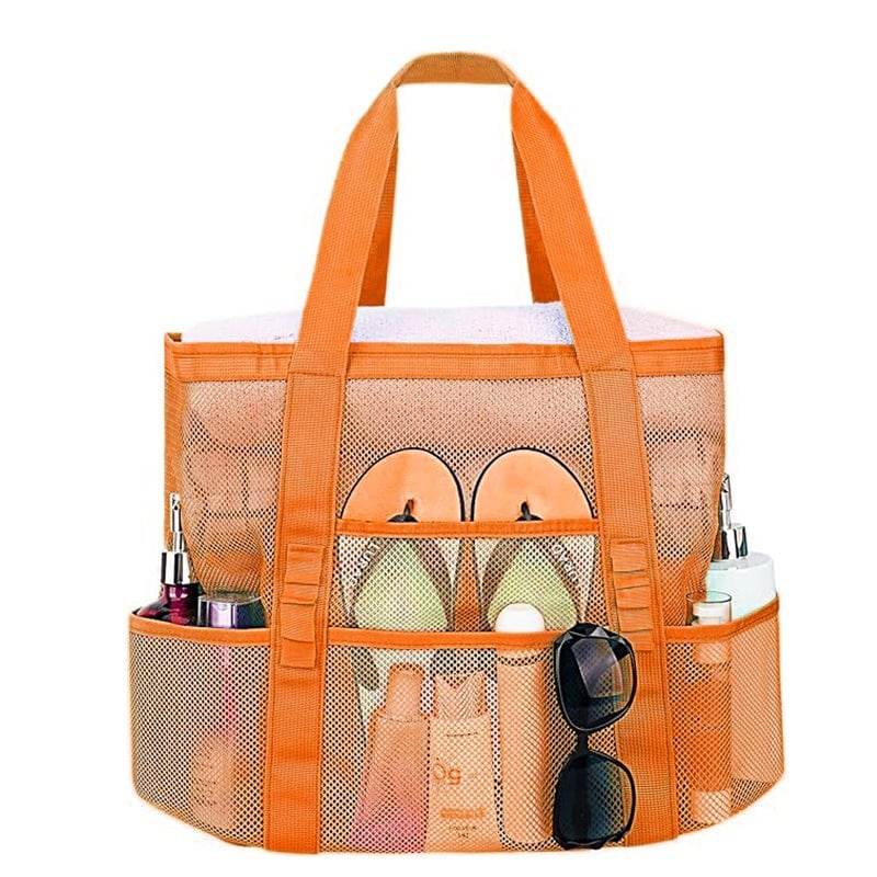 Large Capacity Foldable Mesh Beach Bag for Swimming and Travel - Price Value Store