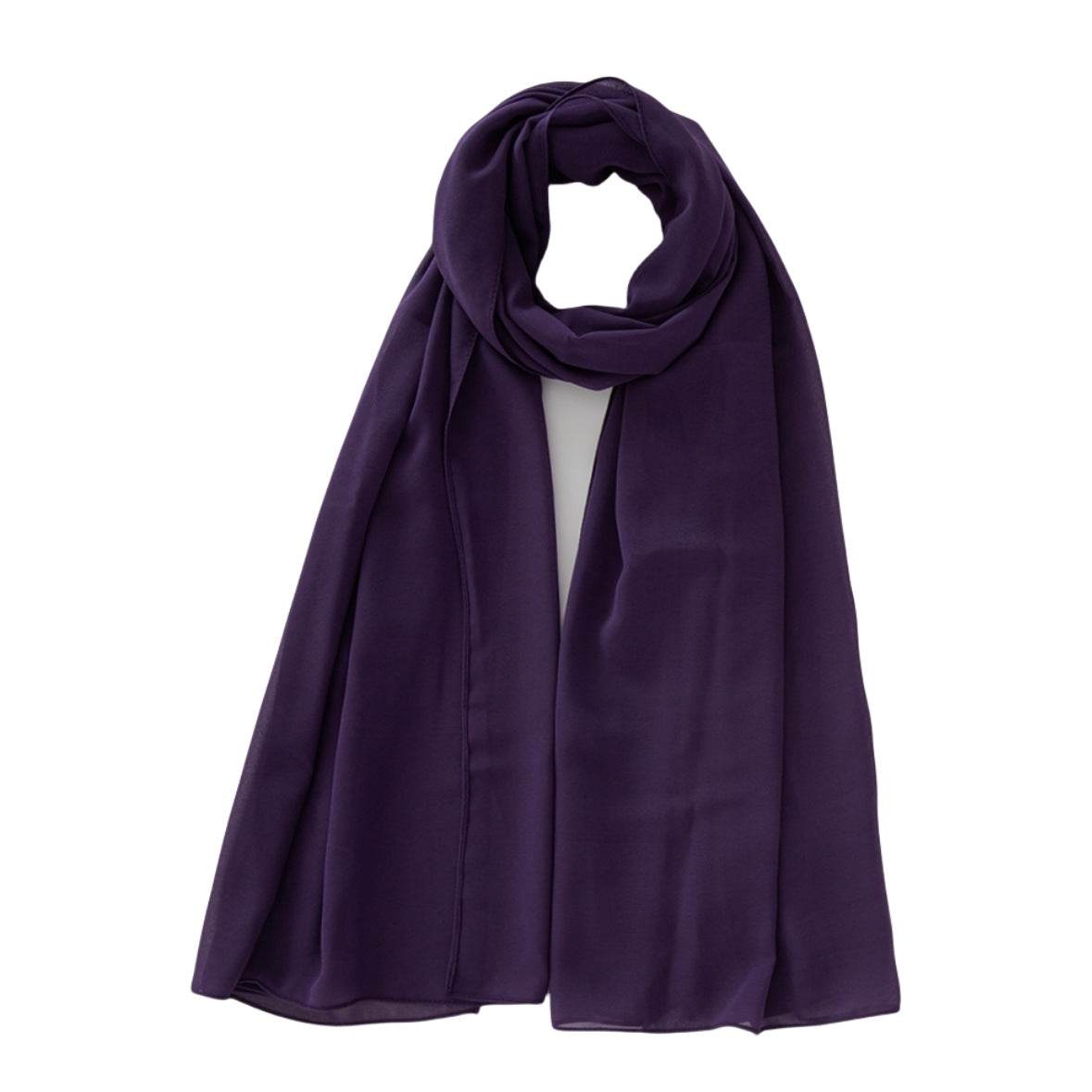 Monochrome Pearl Chiffon Bubble Scarf - Price Value Store