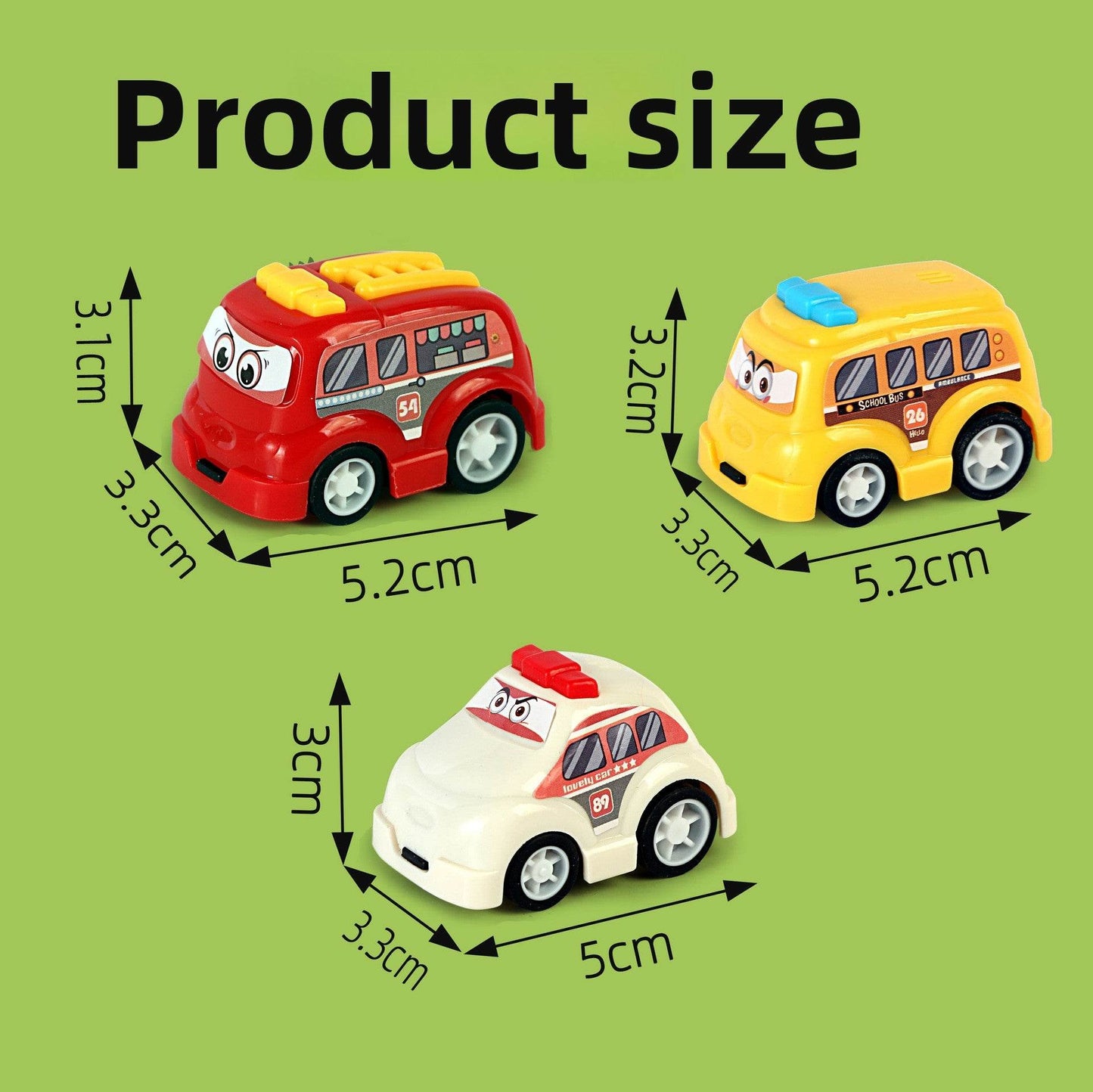 Mini Cartoon Pull-Back Engineering Toy Car - Price Value Store