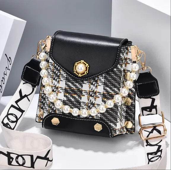 Elegant Pearl Chain Crossbody Bag ? Cute Princess-Inspired Phone Purse for Women - Price Value Store