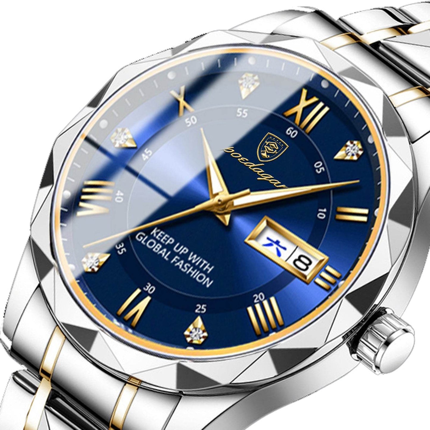 Swiss Brand Waterproof Luminous Men's Quartz Watch - Price Value Store