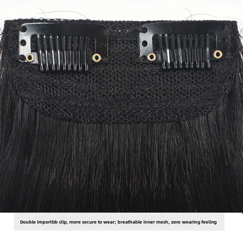 Invisible Pad Hair Root Two Side Fluffy Wig Piece for Women