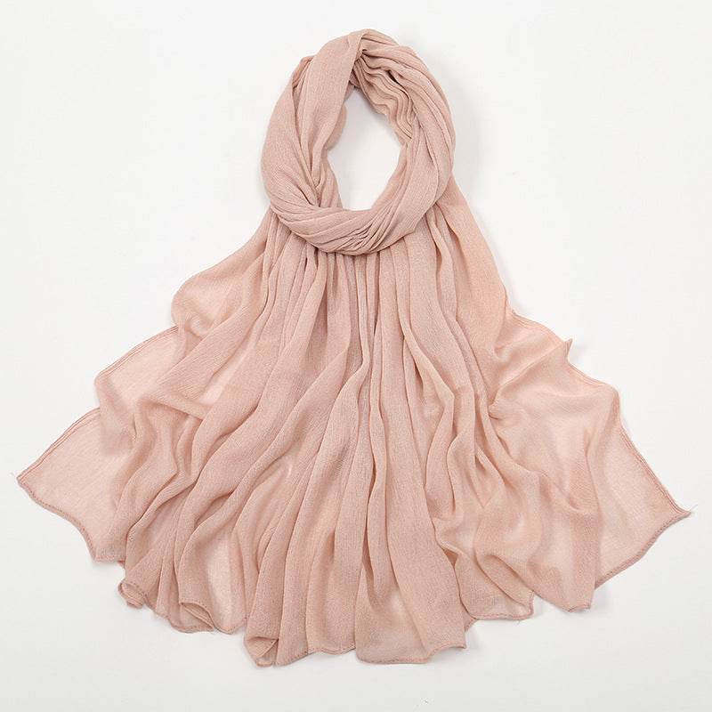 Solid-color simple headscarf - Price Value Store