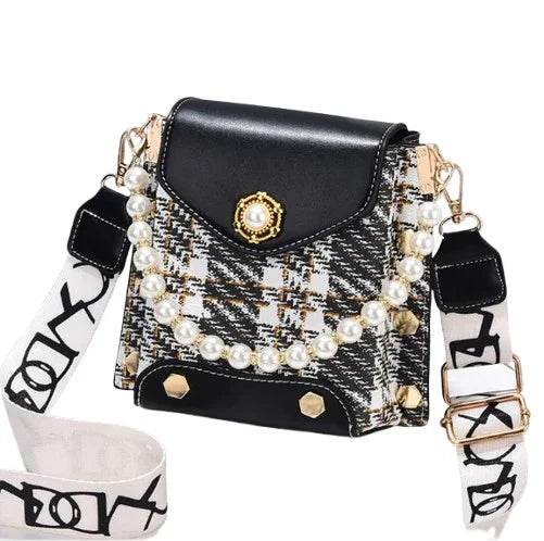 Elegant Pearl Chain Crossbody Bag ? Cute Princess-Inspired Phone Purse for Women - Price Value Store