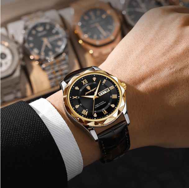 Swiss Brand Waterproof Luminous Men's Quartz Watch - Price Value Store
