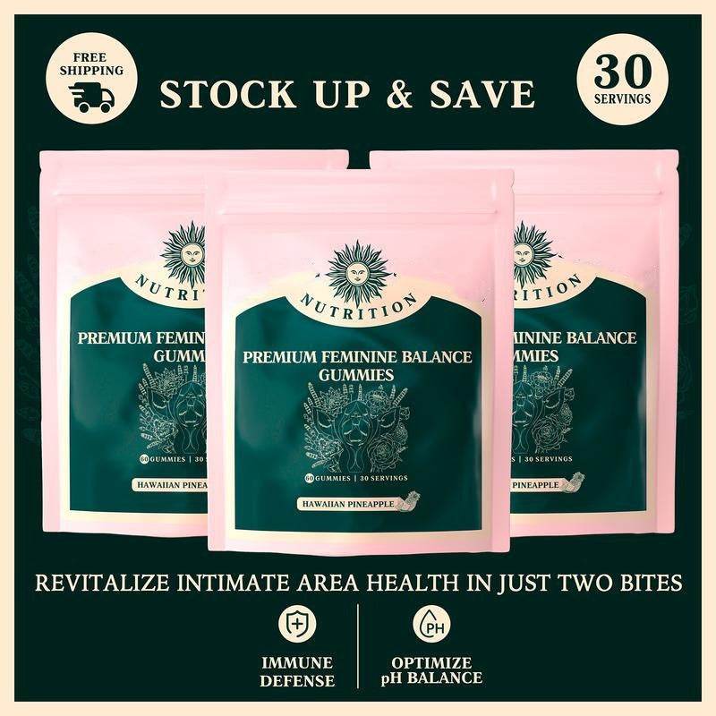 Female Balance Support Gummies - Natural Ingredients, 60ml - Price Value Store