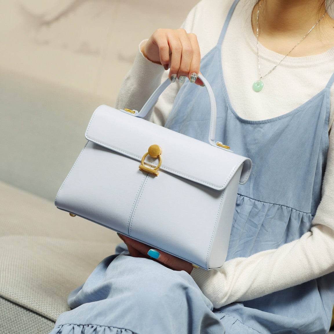 Retro Luxury Women's Small Square Bag for Commuting - Price Value Store