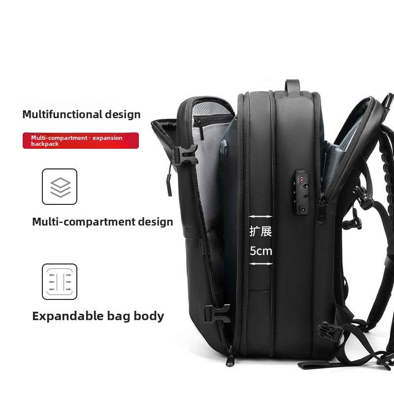 Men's expanded backpack with dual shoulder straps - Price Value Store