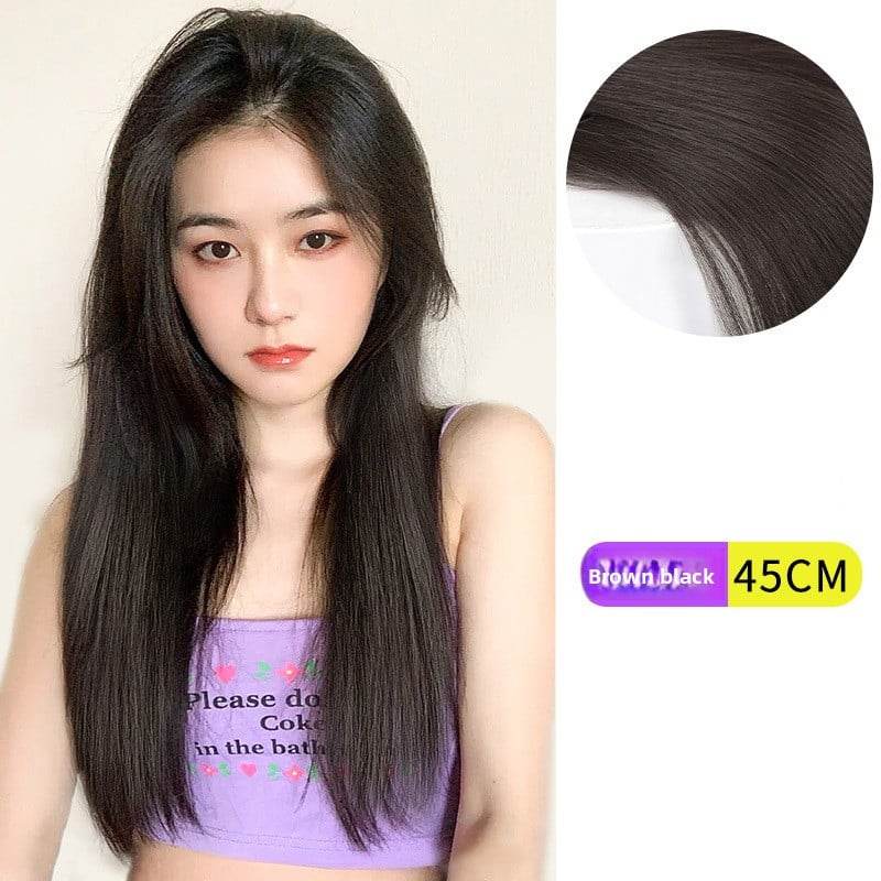 V-Shaped Fluffy Synthetic Hair Wig ? Straight/Curly (50cm/60cm) - Price Value Store