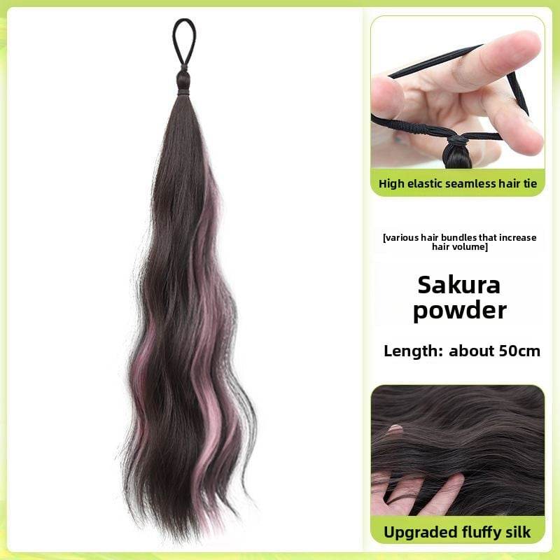 Colorful Hand-Woven Synthetic Hair Ponytail Bundles for Volume & Styling - Price Value Store