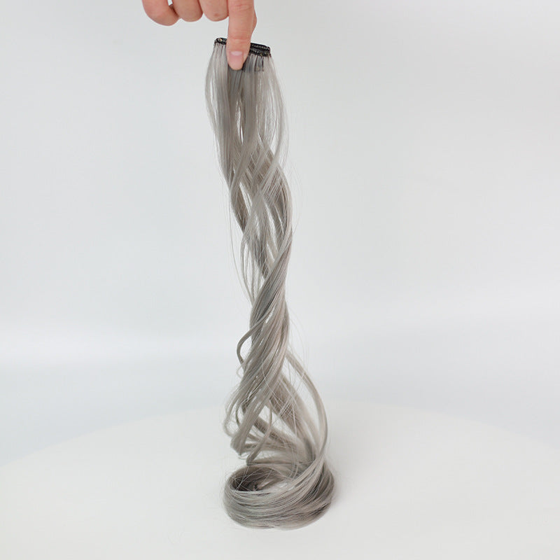Colorful Curly Hair Piece Wig for Women