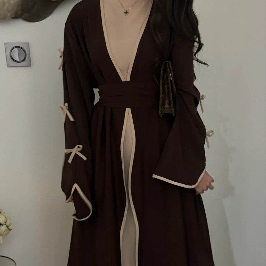 Belted long dress - Price Value Store