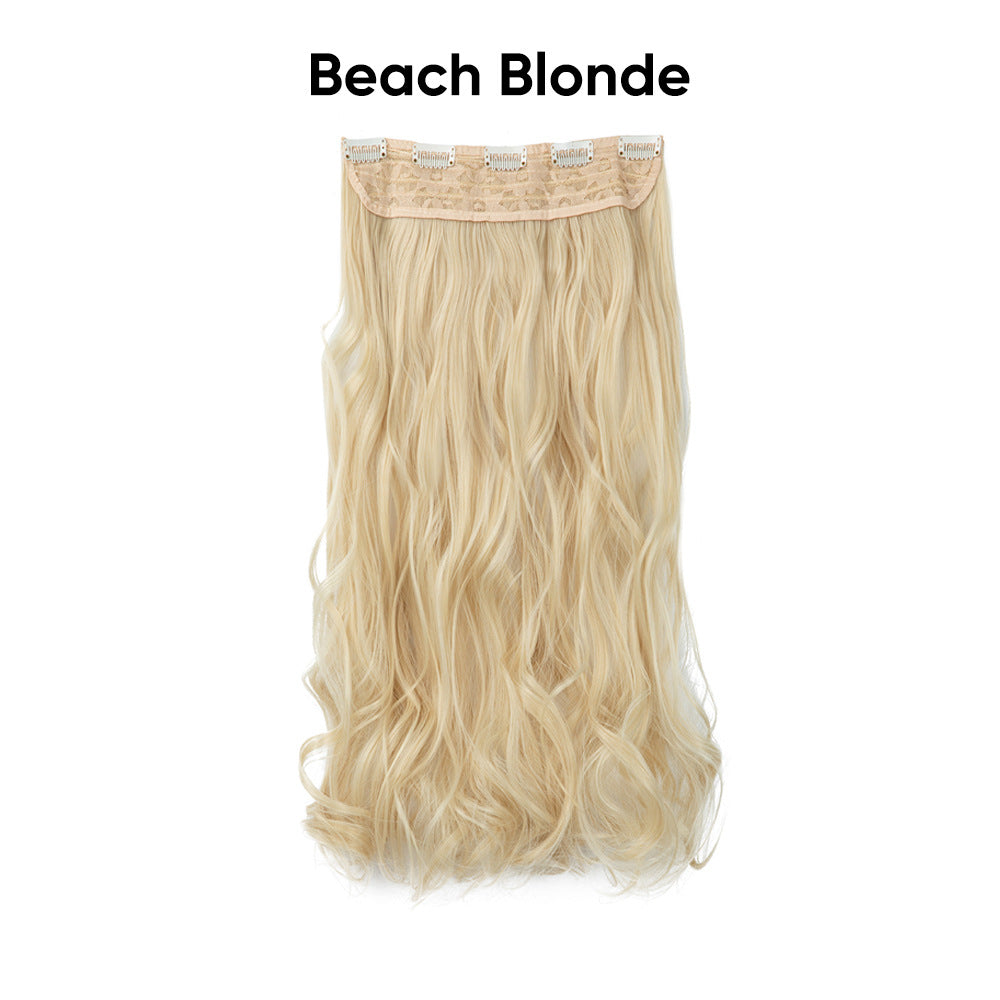 Long Curly Synthetic Hair Extensions with Clips