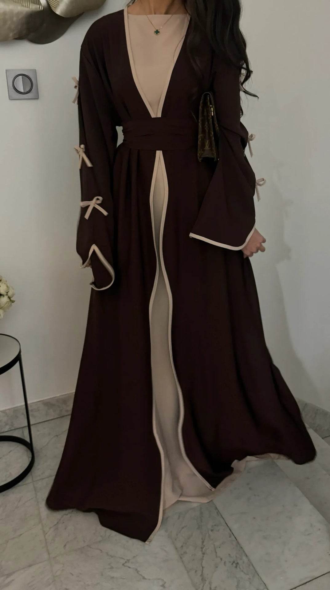 Belted long dress - Price Value Store