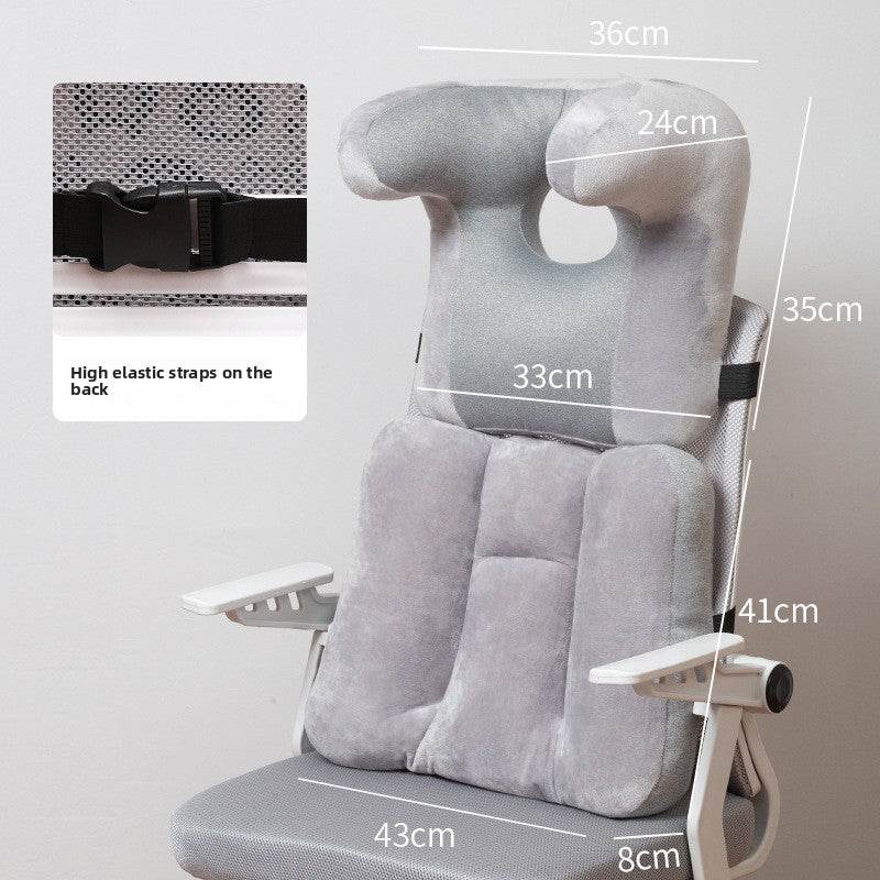 Ergonomic Office Sleeping Pillow for Neck and Back Support, Comfy Nap Headrest Cushion - Price Value Store
