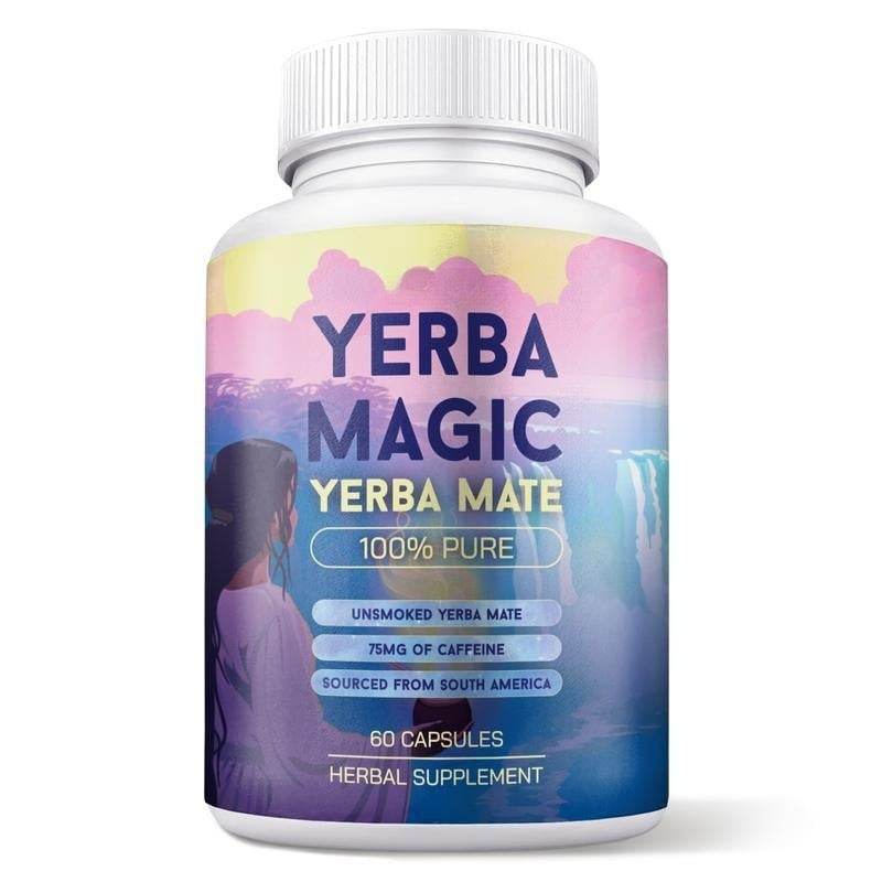Yerba mate tea capsule bottle - Price Value Store