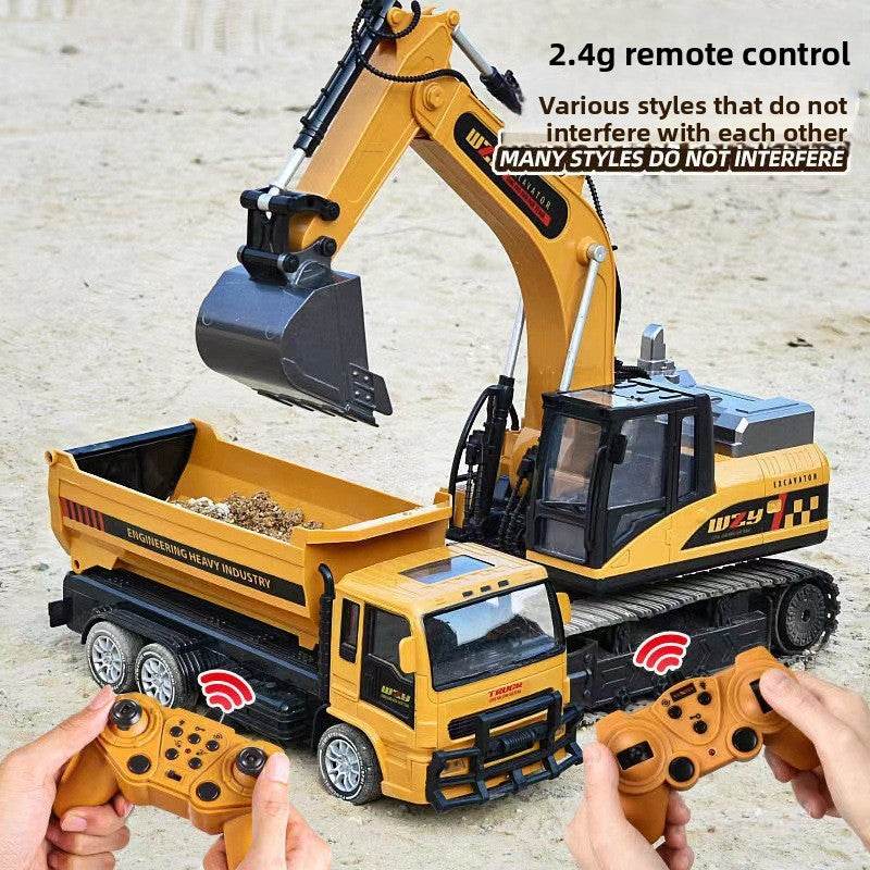 Alloy remote control excavator toy car - Price Value Store